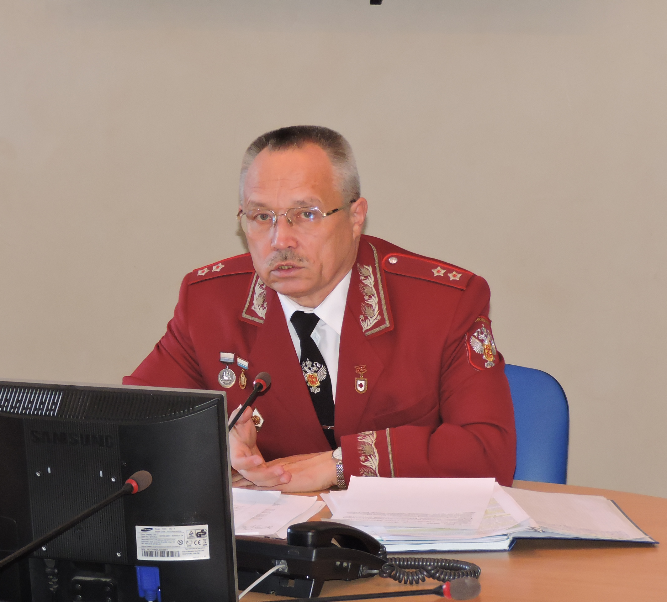 Поздравление с юбилеем руководителя Управления Роспотребнадзора Щучинова Л.В.