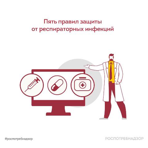 Пять правил защиты от респираторных инфекций